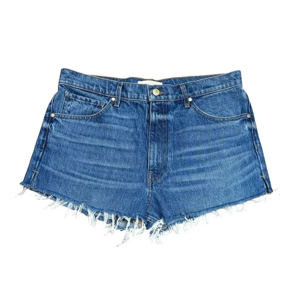 Ulla Johnson Daphne Jean Upcycled to Ivy Short in Denim New With Tags Size 31